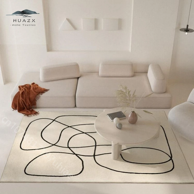 

Nordic Style Stripe Carpet for Living Room Home Decoration Anti-Slip Sofa Coffee Table Area Rugs Bedroom Cloakroom Floor Mats