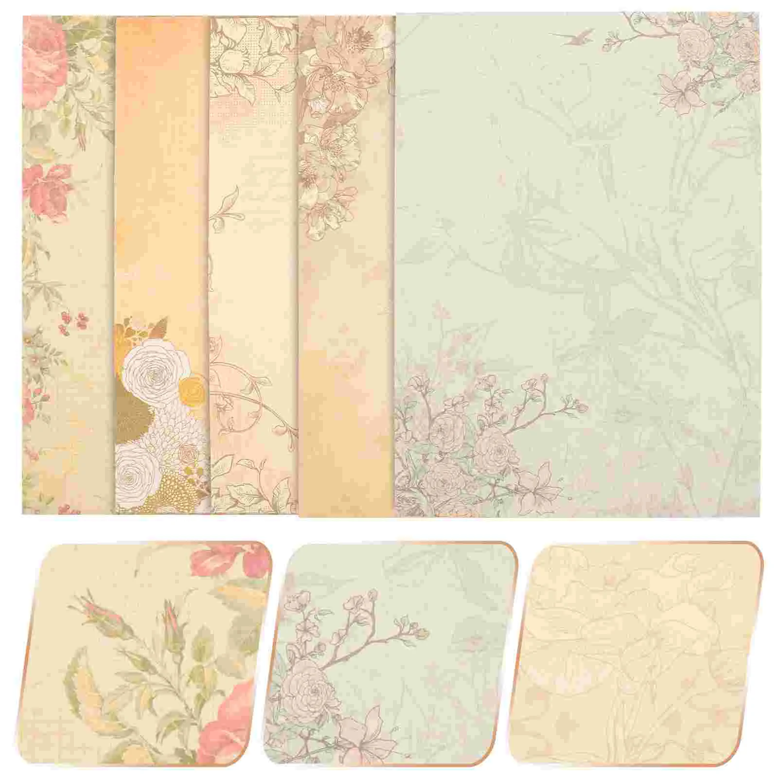 

5 Bags Stationery Paper Letter Writing Papers Holiday Letter Papers Writing Stationery Papers