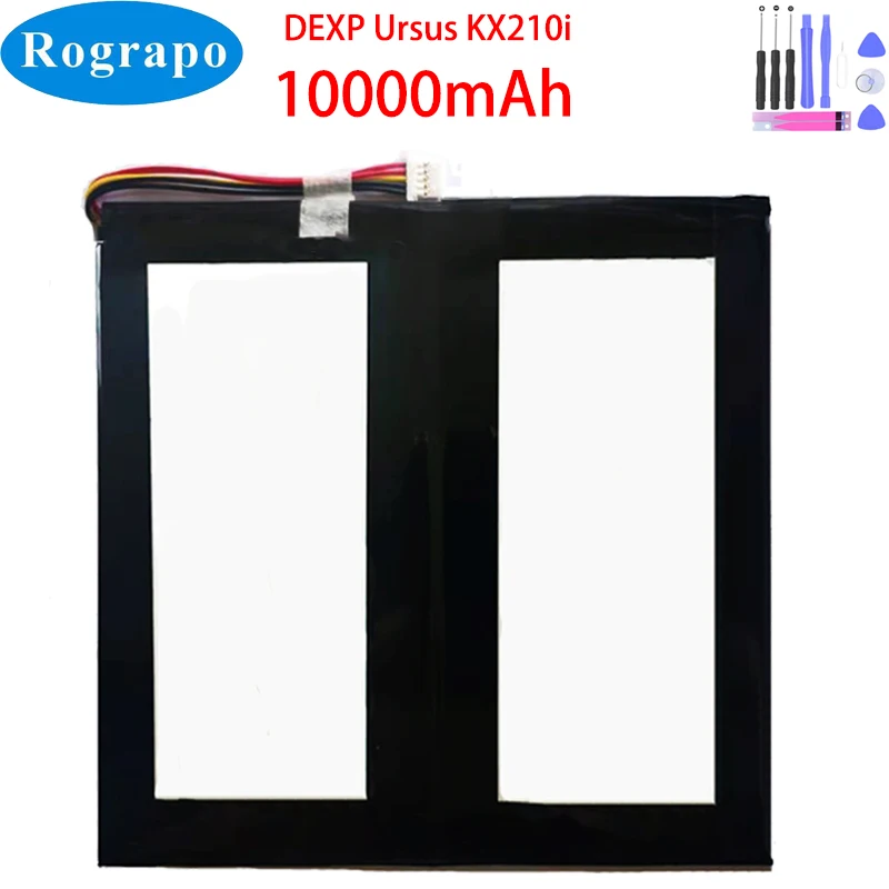 

New 3.8V 10000mAh Battery For DEXP Ursus KX210i Tablet PC Accumulator + Free Tools