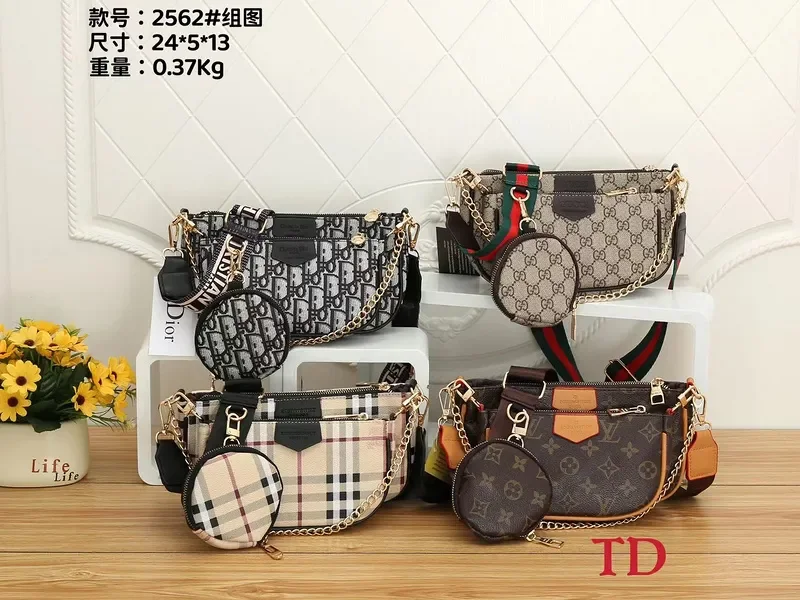 

A2562 2023 Hot Men and Women Leather Medium Large Handbag Shoulder Bags Large Capacity Ladies Single Shoulder Bag Crossbody Bag
