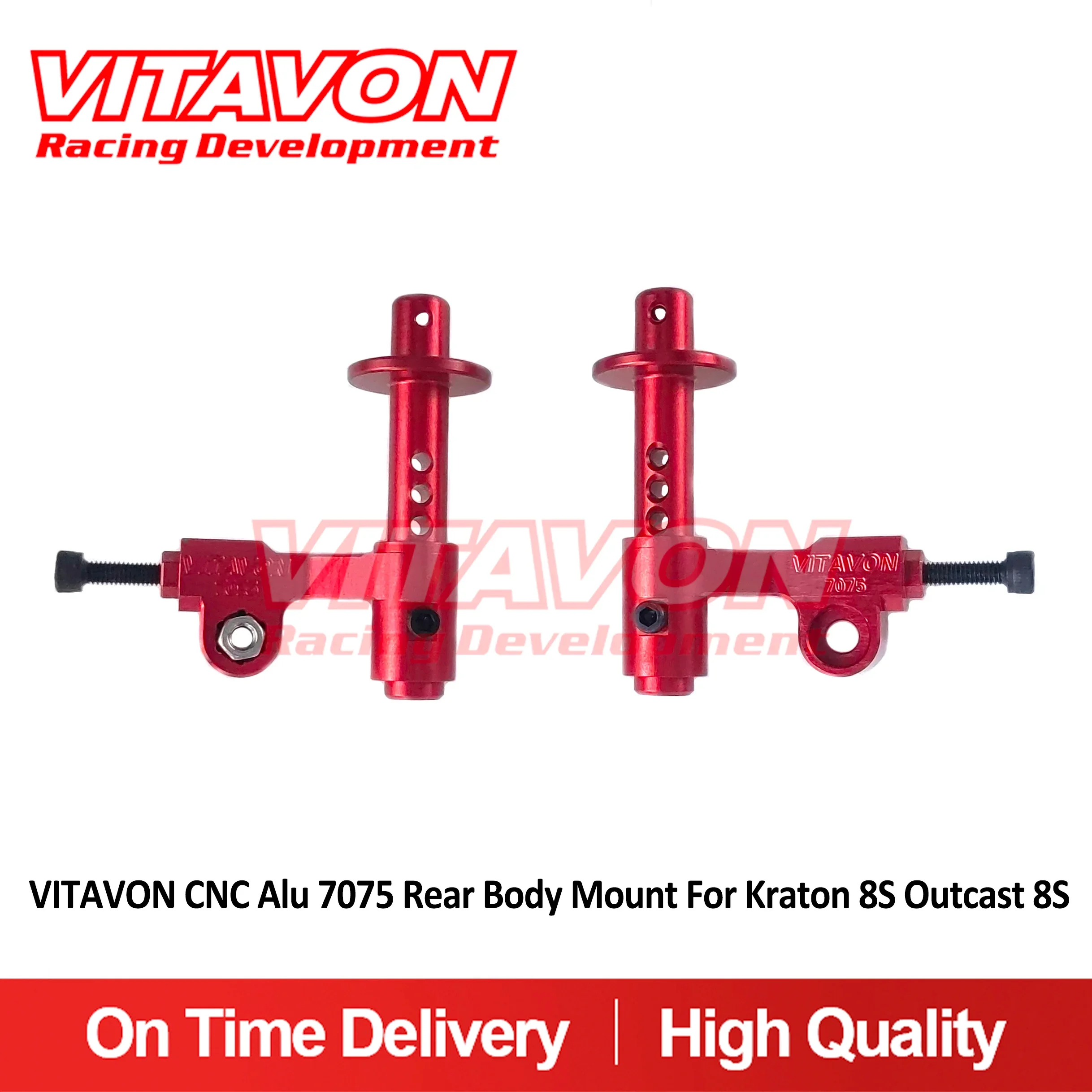 VITAVON CNC Alu 7075 крепление заднего корпуса для Kraton 8S Outcast