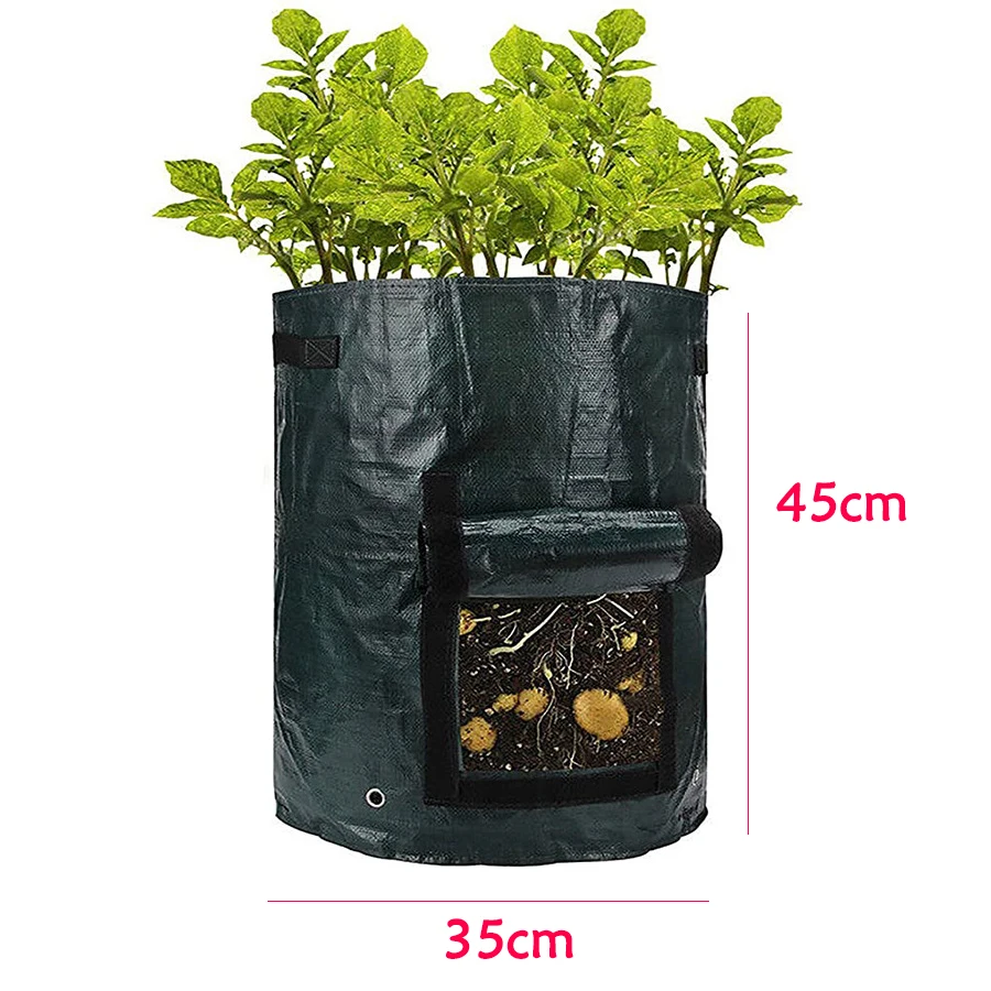 

Большой Уличный Садовый Мешок-горшок Для Выращивания Томатов И Растений – Уличный Цветочный Контейнер Для Компостирования – С...