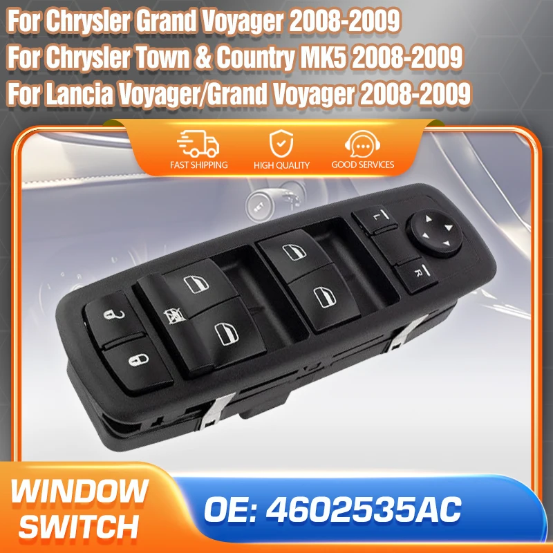 Управление переключателем стеклоподъемника автомобиля 4602535 AC для Chrysler Town &amp Country