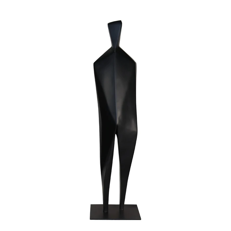 

ZC Nordic Modern Black Abstract Upright Character Sculptured Ornaments
