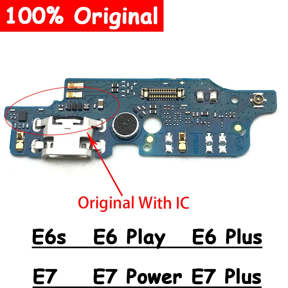 

100% Original New USB Charging Port Connector Board Flex Cable For Moto E6 Plus E5 E7 Plus E2020 E5 Play Go E6S E7 Power