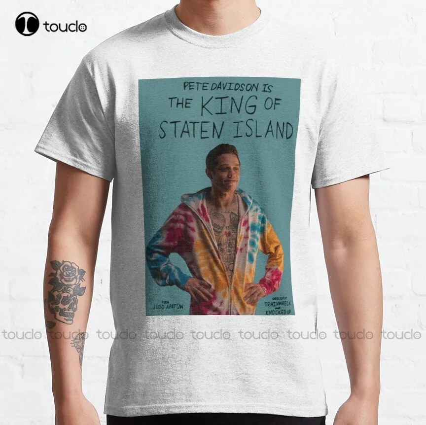 

Pete Davidson In The King Of Staten Island Movie Poster Classic T-Shirt Custom T Shirts Custom Gift Xs-5Xl All Seasons Hip Hop
