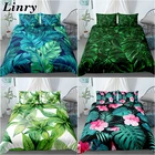Комплект постельного белья из 23 предметов с тропическими листьями