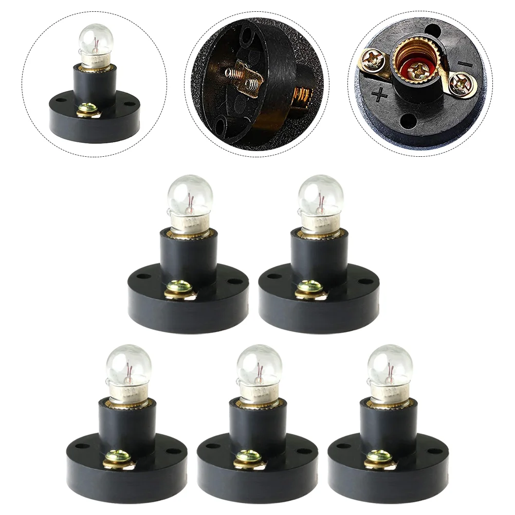 

10pcs E10 Screw Quality Premium Small Lamp Holder and Bulb Lamp Base and Bulb Bulb Holder and Bulb