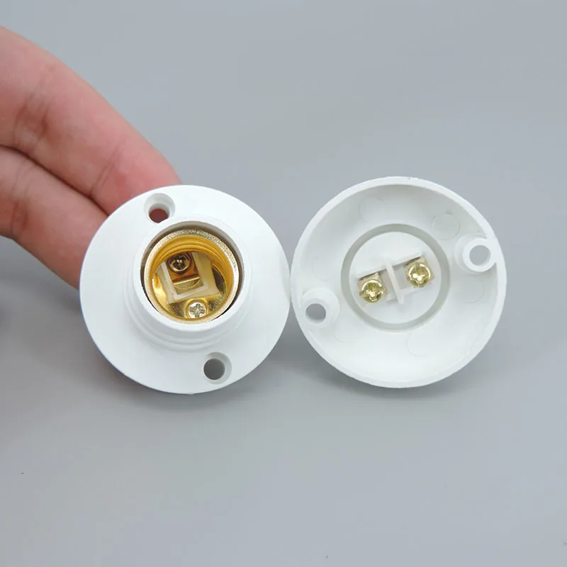 5 шт. белая лампочка E14 цоколь держатель розетки фитинг винтовая крышка