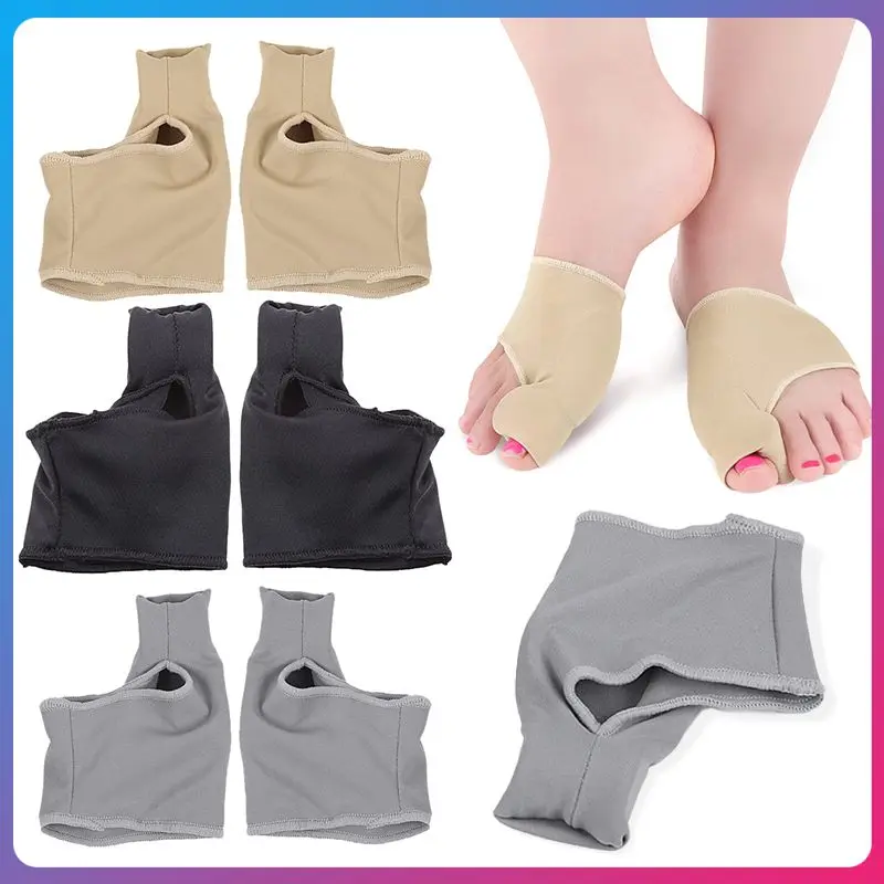 

=1Pair Socks For Pedicure Toe Separator Hallux Valgus Bunion Corrector Adjuster Correction Pedicure Sock Straightener TSLM1