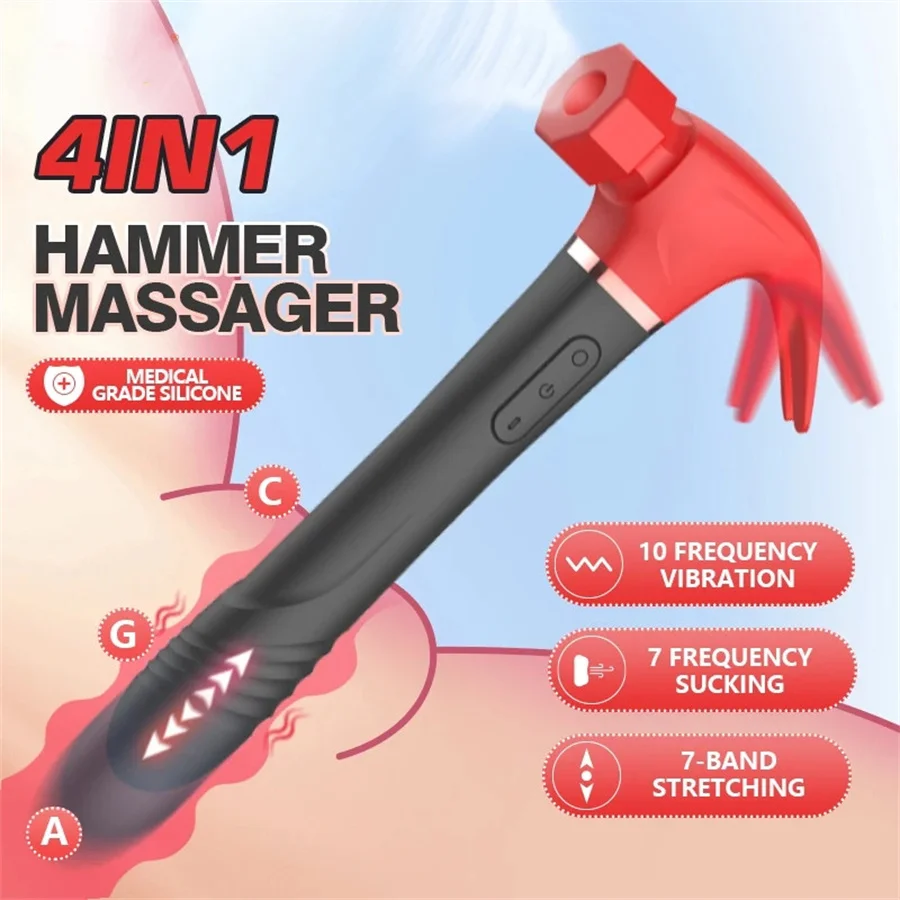 Вибратор для точки G 4 в 1 вибратор Hamma стимулятор клитора вагинальный массаж