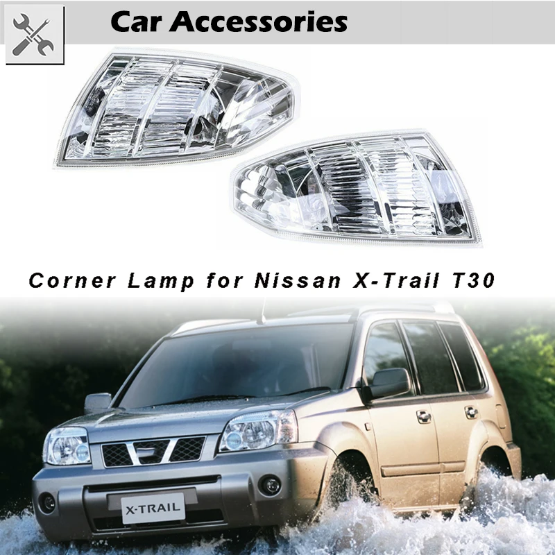 

Corner Lamp Shell Cover Side Turn Signal Light Housing Clear Fit For Nissan X-trail Xtrail T30 2000 - 2007 Car Accessories