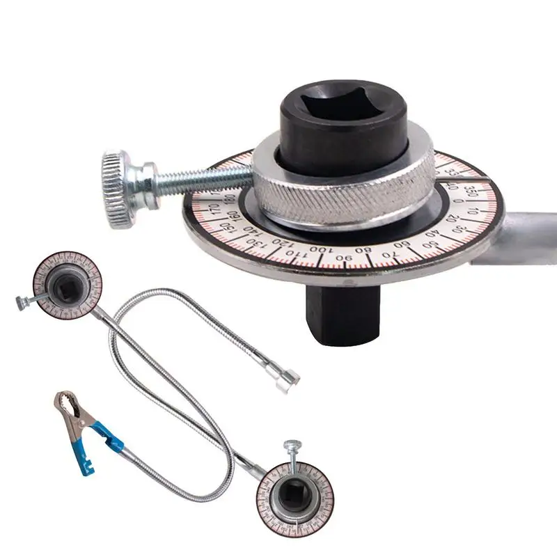 

Torque Angular Gauge 360 Degree Angle Adjustable Torque Meter Automobile Angle Torque Measuring Tool Convenient To Use