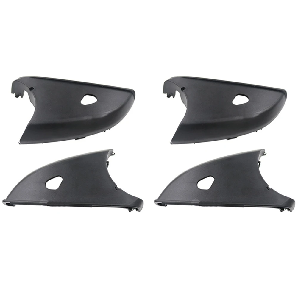 

2X Auto Side Rearview Mirror Bottom Lower Holder Cover with Hole for Mercedes-Benz W204 W221 W212 GLA GLK