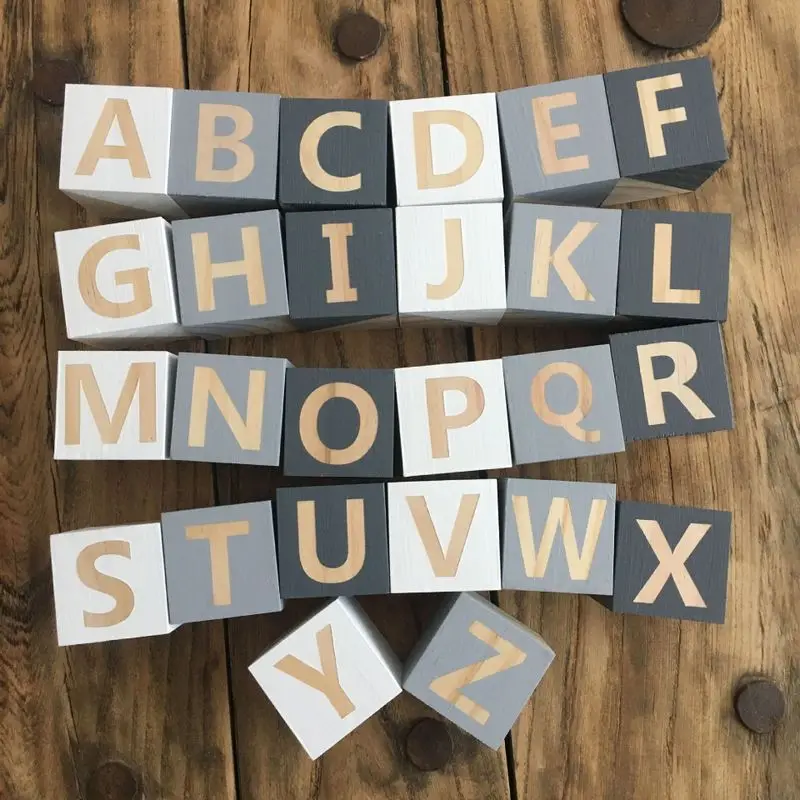 

Wood Letters Numbers Block Decoration DIY Alphabet Craft For Wedding baby Education Toy Newborn Keepsake Gift Photo Shoot Decor