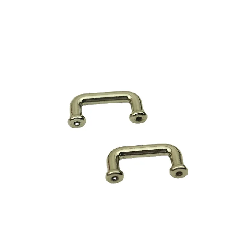 30Pcs 20mm Metal Buckle U Rings Handbag Bag Connector Arch Bridge Hanger with Screw DIY Leather Crafts Sewing Hardware Accessory