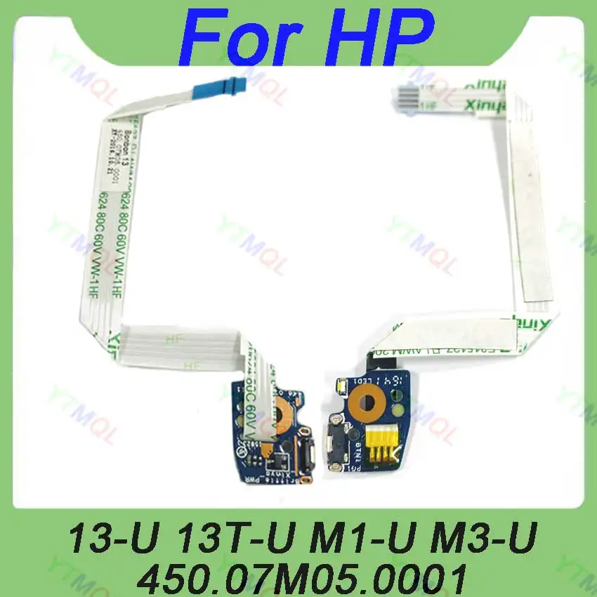 

1-3Pcs For HP 13-U 13T-U M1-U M3-U 450.07M05.0001 Papan Tombol Daya dengan Kabel Aksesori Perbaikan Laptop