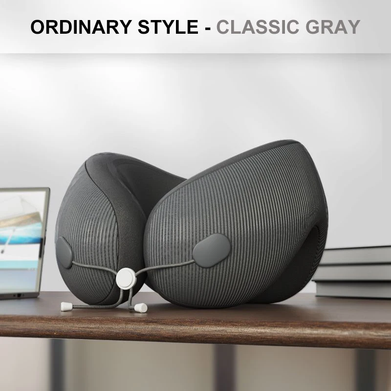 

Дорожная подушка для шеи из пены с эффектом памяти и подогревом, U-образный дизайн для Эргономичной Поддержки и облегчения боли во время сна или путешествия