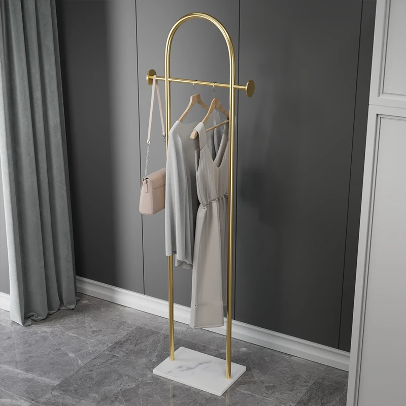 

Bedroom Rail Clothes Rack Hanging Clothes Balcony Arch Garment Clothes Rack Place Saving Aesthetic Kledingrek Furniture WWH100YH