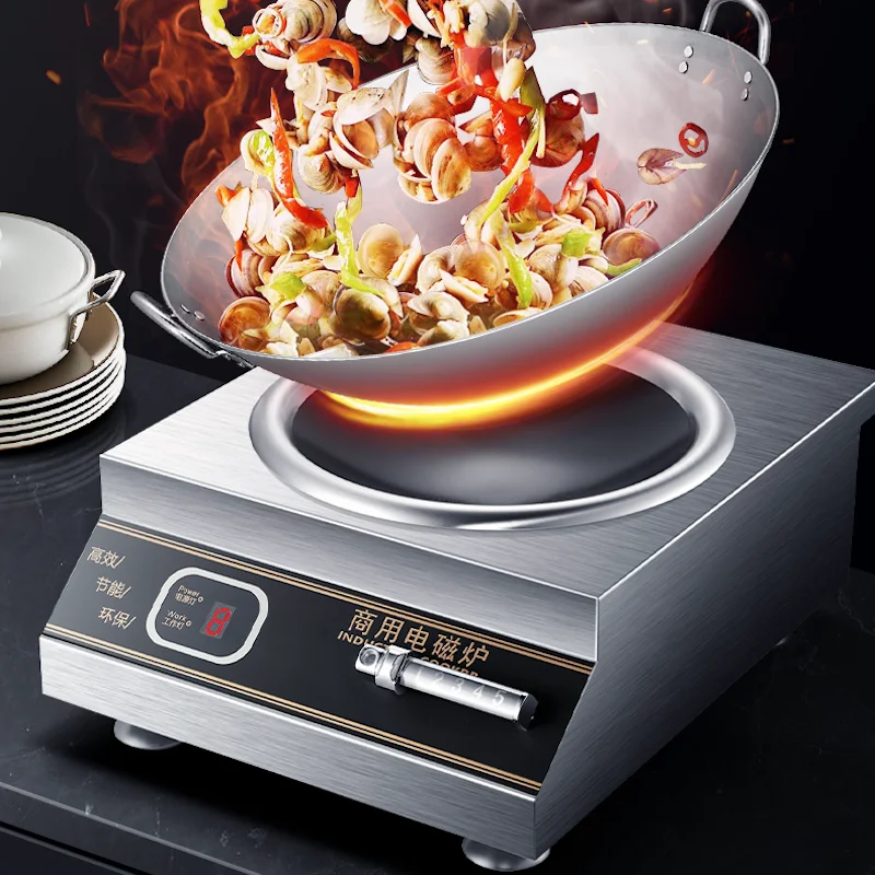 Индукционная плита s 6000 Вт коммерческая индукционная высокой мощности бытовая