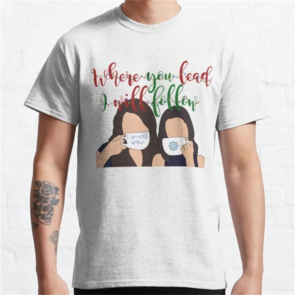 

gilmore girls Pure Cotton EU size t shirt anime harajuku Japanese men Tee anime designer man clothing