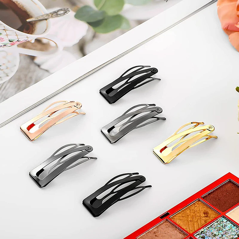 

10 шт./компл. заколки для волос с двойным захватом металлические защелки аксессуары для укладки