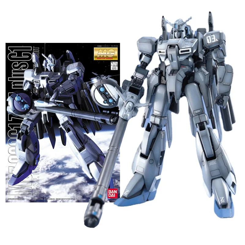 

Bandai Genuine Gundam Model Kit Anime Figure MG Zeta Plus MSZ-006C1 Collection Gunpla Anime Action Figure Toys for Children