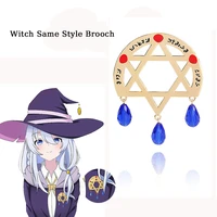 fashion sweet girls brooch jewelry creative alloy wild cos anime brooch badge fashion witch the same pin custom gift wholesale