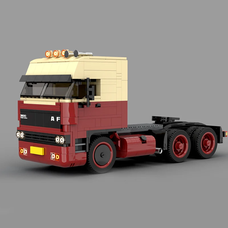 Фото Конструктор City Car Model MOC: Тяжелый грузовик-трактор 3600 ATi, модульная технология, детский праздничный подарок, набор для сборки №2