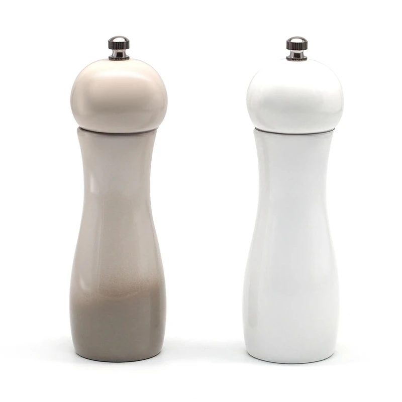 

AT14 Delicious Kitchen Wooden Salt And Pepper Grinder Ceramic Grinder Spice Grinder Kitchen Tool Supplies