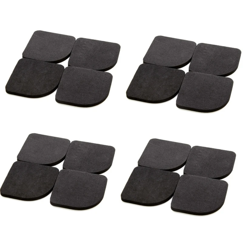 

16 Pcs Furniture Stabilizer Washing Machine Anti-Vibration Pad Anti-slip Floor Protector Mats Noise-reducing Durable
