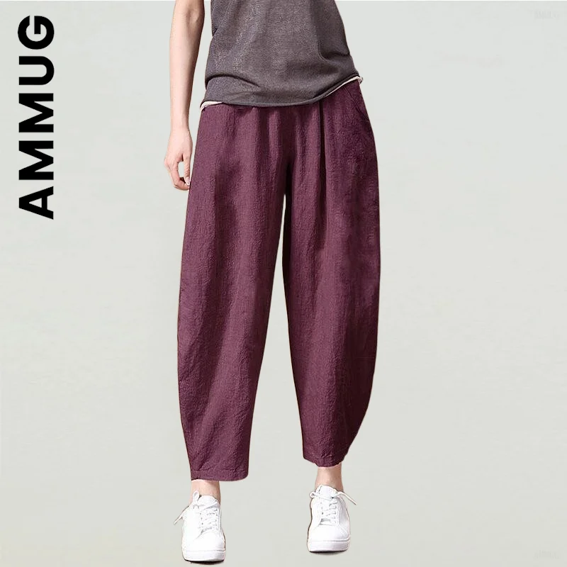 

Брюки Ammug новые женские брюки корейские модные офисные женские брюки с эластичным поясом подходящие ко всему брюки длинные женские брюки на...