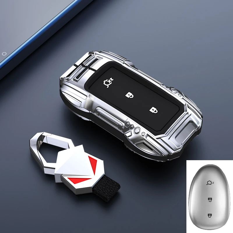 

Брелок для автомобильного ключа Changan QIYUAN A07 A05 Q07 Q05, защитный чехол для удаленного управления, чехол для сумки, брелок, кольцо-держатель, аксессуары для интерьера