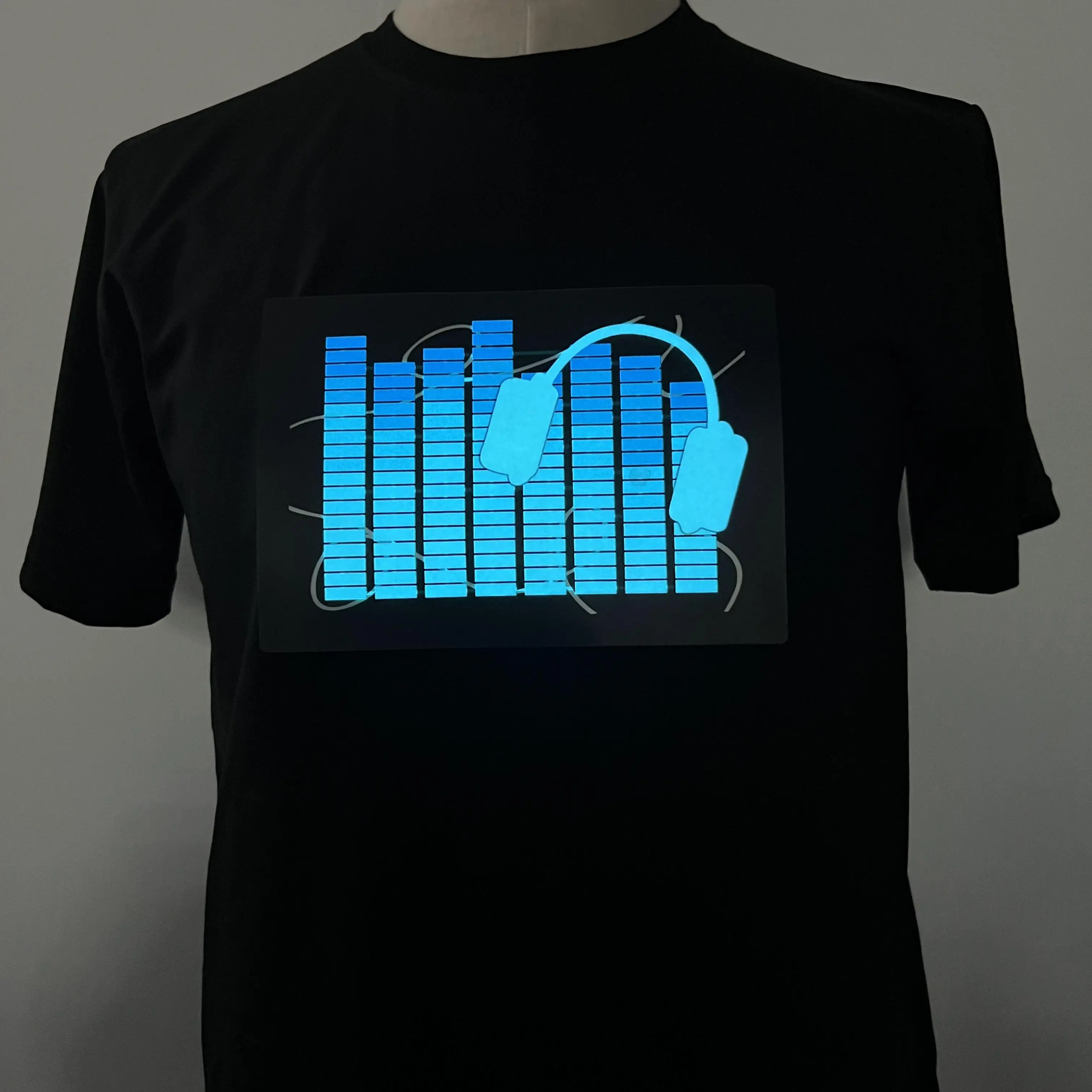 

4XL Christmas Tshirt Luminous T Shirt Summer Short Sleeve T Shirts Tee Tops Streetwear T-shirts