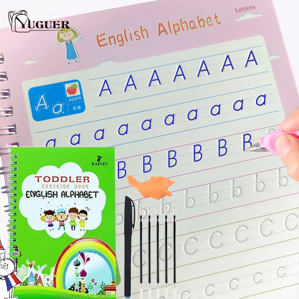 

Многоразовая книга для обучения математике на английском языке, 3d-каллиграфия, тетрадь с цифрами 0-100, обучение для детей, игрушка с буквами, подарки