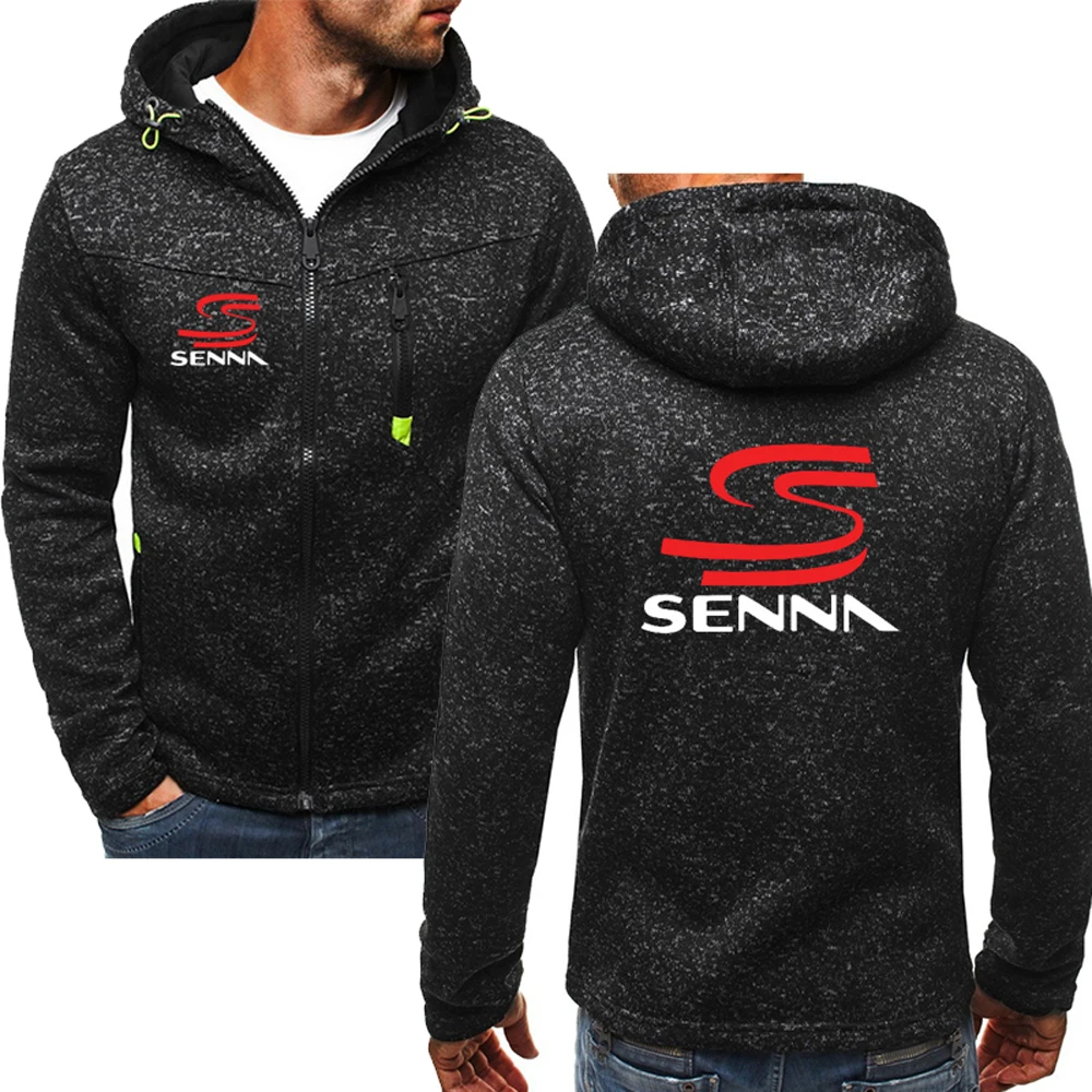 

Men's and women's hoodie zipper autumn and winter letter printing sweater F1 McLaren Senna Oversized Hoodie Sweatshirt S-4XL