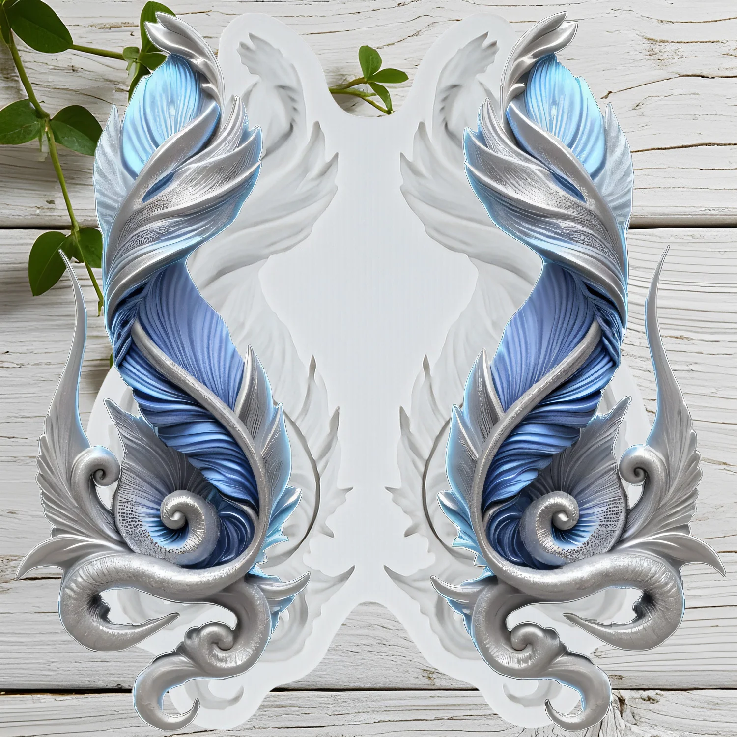 

Силиконовые формы для торта с перьями