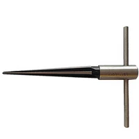 18 12 inch 3 13mm 5in tapered reamer with 7 cutting flutes tap drills thread for woodworking deburring and fitting