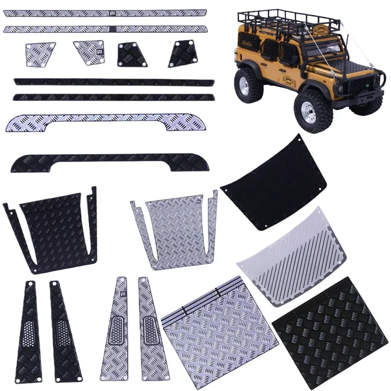 Металлическая защитная пластина для радиоуправляемого гусеничного автомобиля