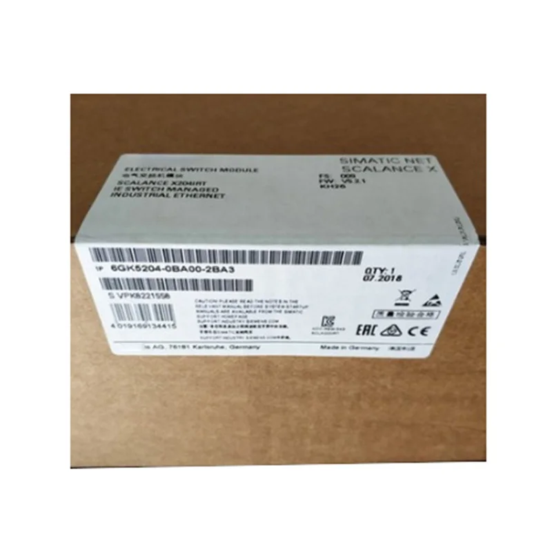 

New original 6GK5204-0BA00-2BA3 X204IRT electrical switch module 6GK52040BA002BA3 spot