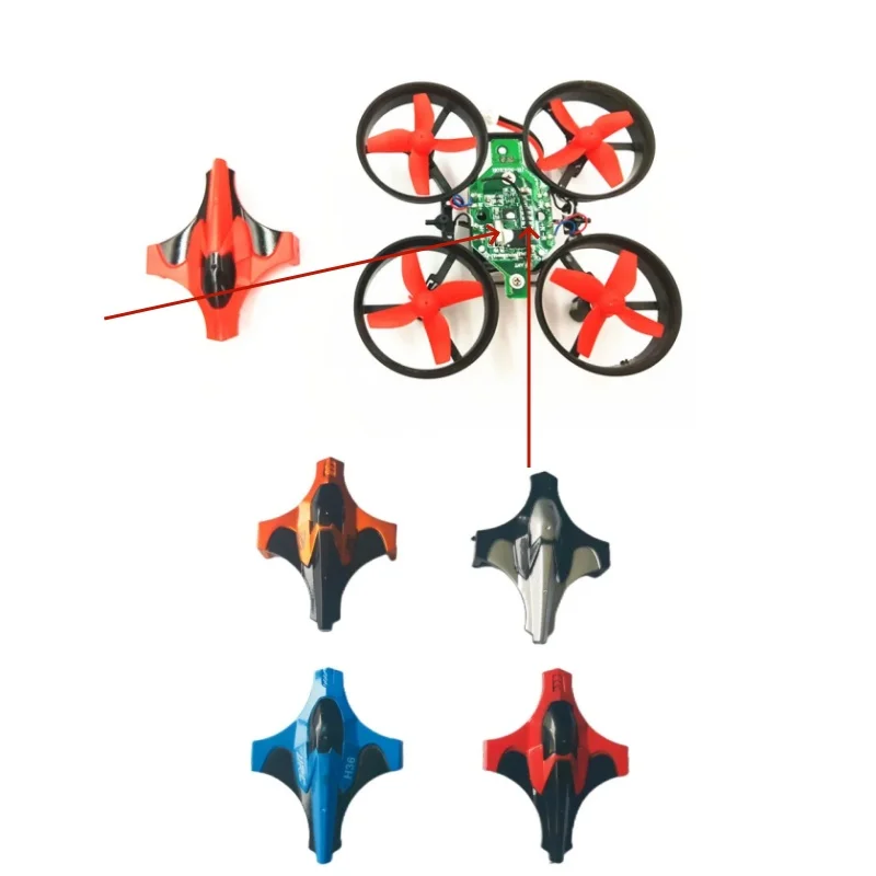 Фото JJRC H36 Eachine E010 NH-010 Мини FPV дрон: Верхняя часть корпуса (корпус-рамка) для замены, 0.9г, ультралегкая, для защиты от падений, ремонтная деталь №1