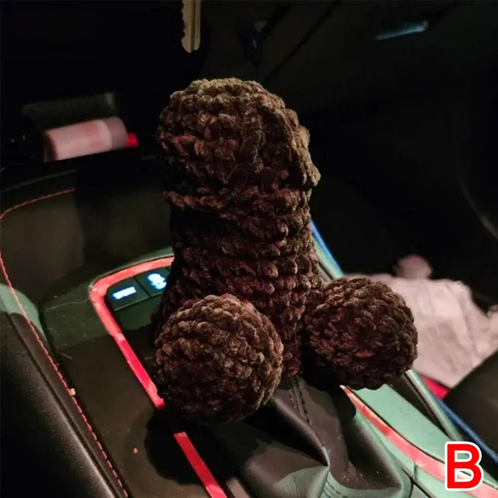 

Крышка рычага переключения передач автомобиля, защитная крышка, декоративная Ручка рычага переключения передач, вязаный рукав для свитера