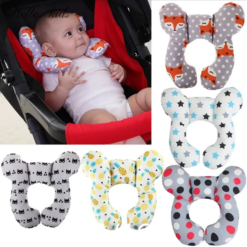 S Baby Crib Child U-shaped Pillow Travel Car Seats Protectiv