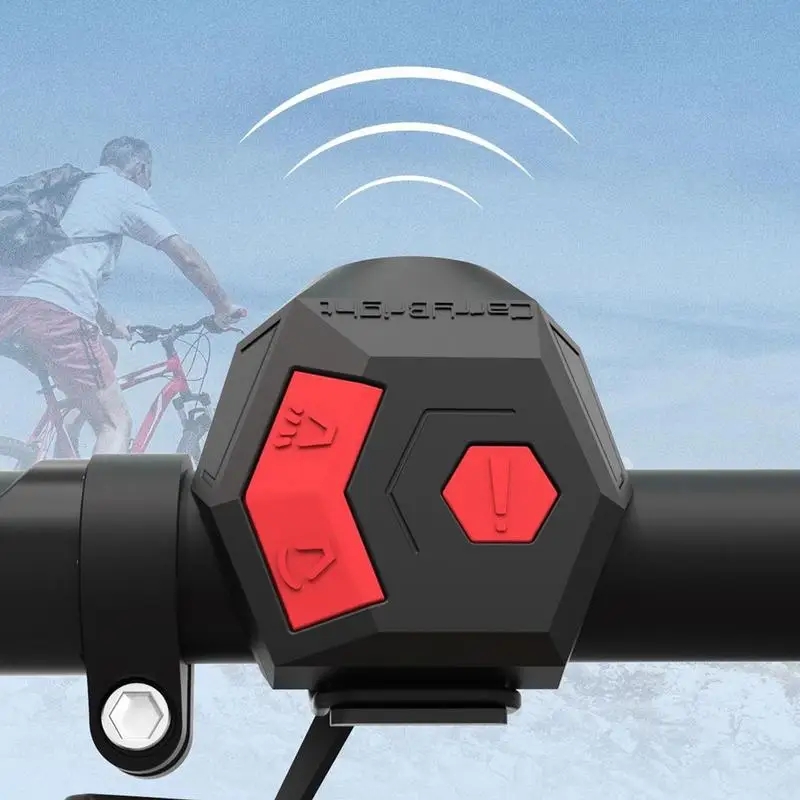 

Bicycle Electronic Horn Safety USB Rechargeable Alarm Horn Cycling Handlebar Alarm Bell Bicycle Riding Accessorie Dropshipping