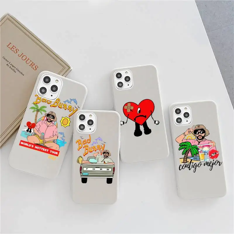 

Un Verano Sin Ti Bad Bunny Maluma Phone Case Candy Color for iPhone 6 7 8 11 12 13 s mini pro X XS XR MAX Plus