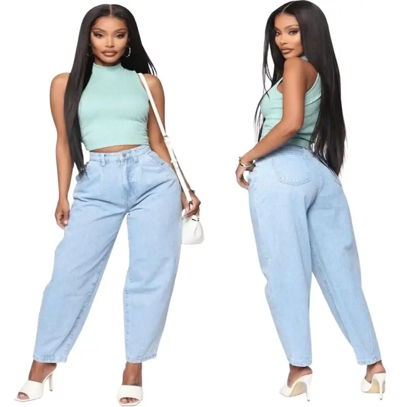 

Уличная одежда, женские модные джинсы с высокой талией, женские брюки с широкими штанинами, брюки, джинсовые сумки, джинсы мам