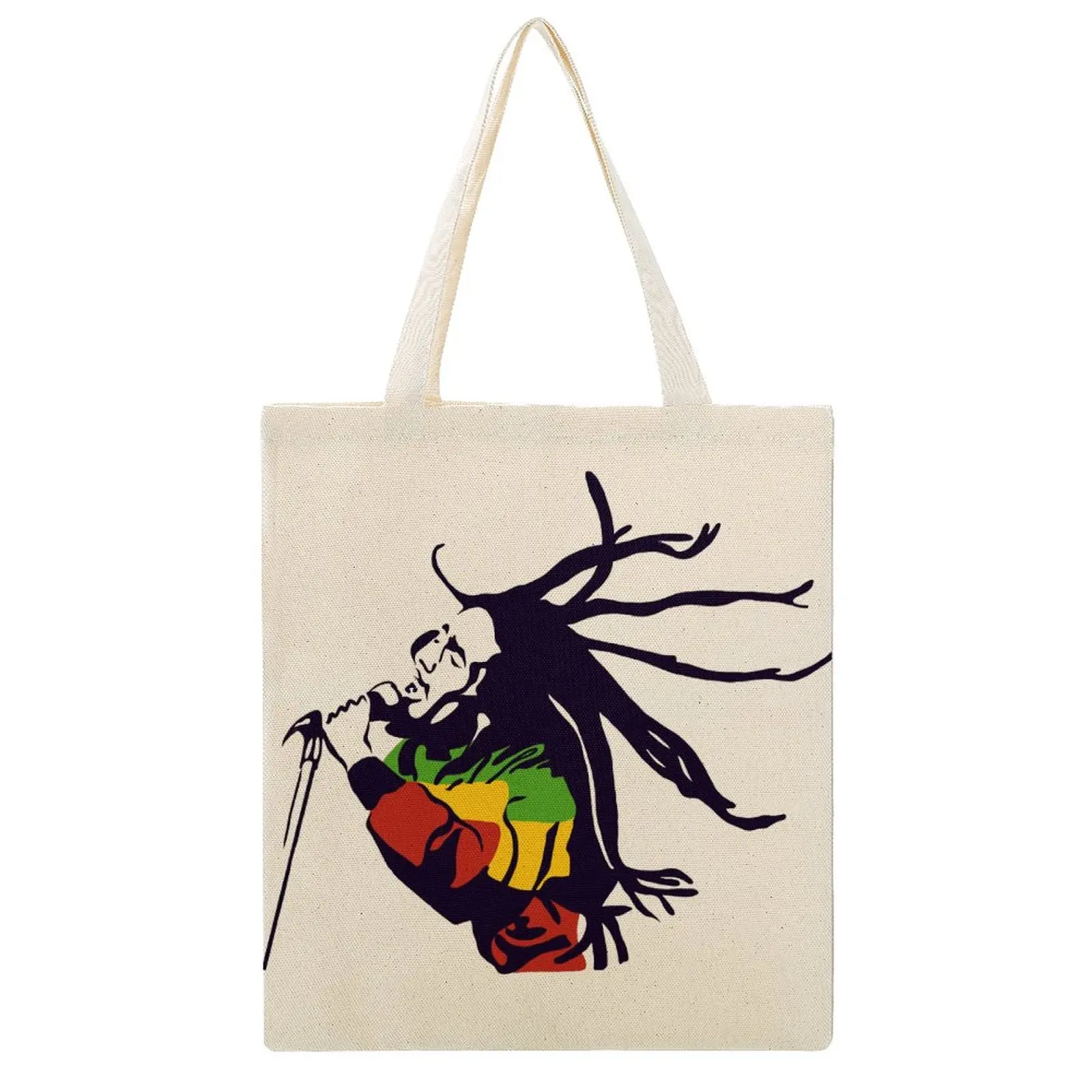 

Bobs And Marley - The King of Reggae Classic Large Martin Canvas Cute Canvas Bag Casual Knapsack Vintage Bags