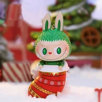 original popmart labubu christmas series blind box toy doll stereotyped cute cartoon character surprise gift model decoration