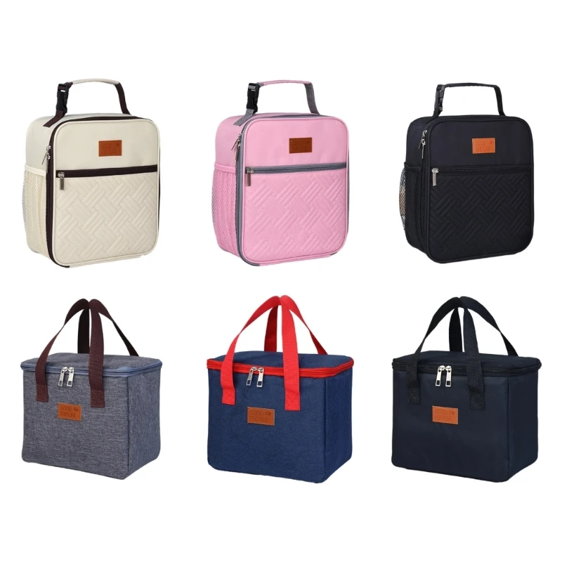 

Lunch Bag Reusable Insulated Cooler Lunch Box Adult Tote Lunch Bag for Women Men Work Beach or Travel