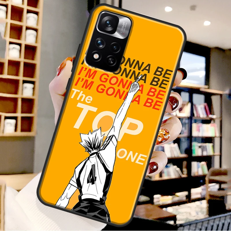 Чехол Haikyuu для Xiaomi Redmi Note 11 Pro 10 8 9 9S 10S 9A 9C 9T |